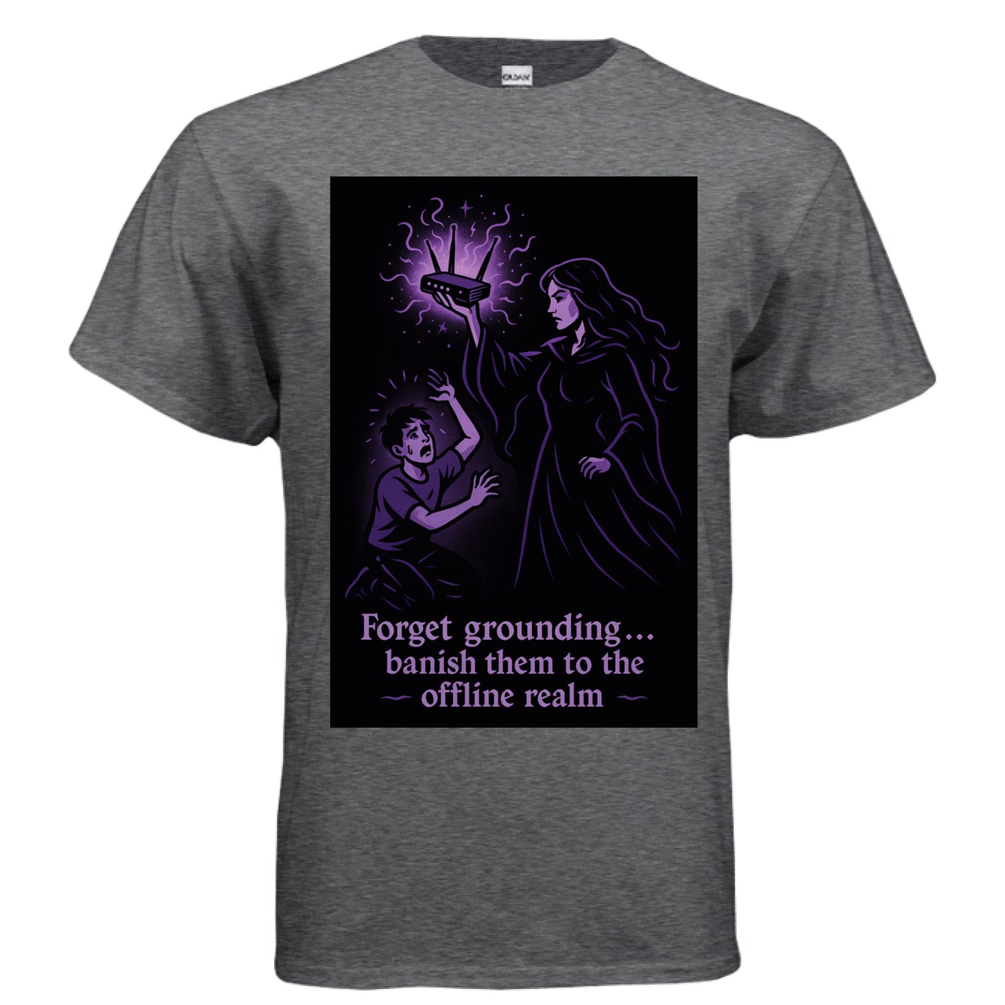 DARK HEATHER - FRONT