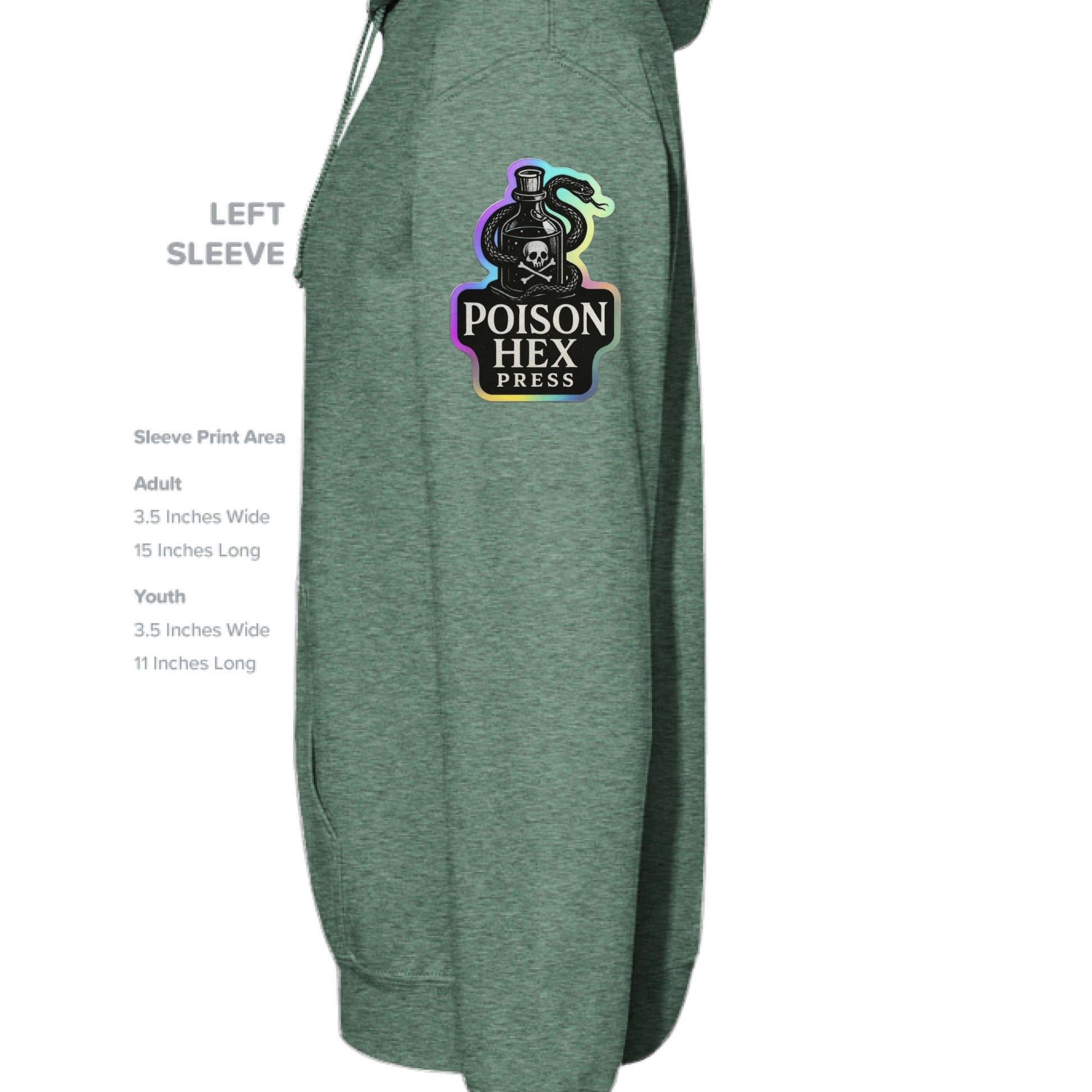 Heather Sport Dark Green - SLEEVE_LEFT