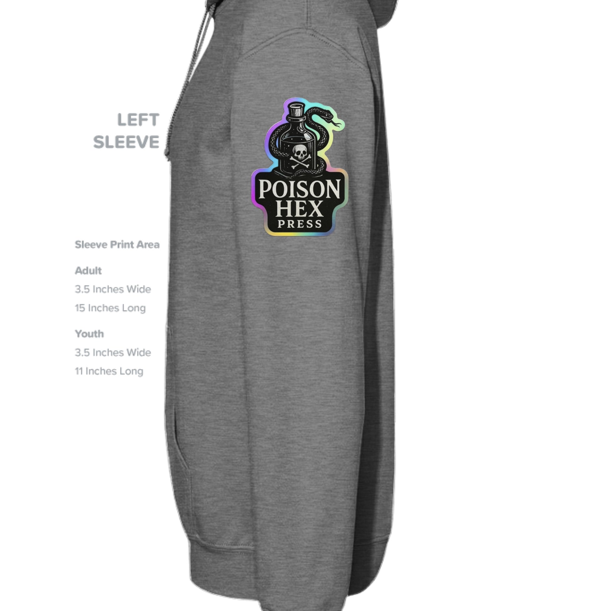 GRAPHITE HEATHER - SLEEVE_LEFT