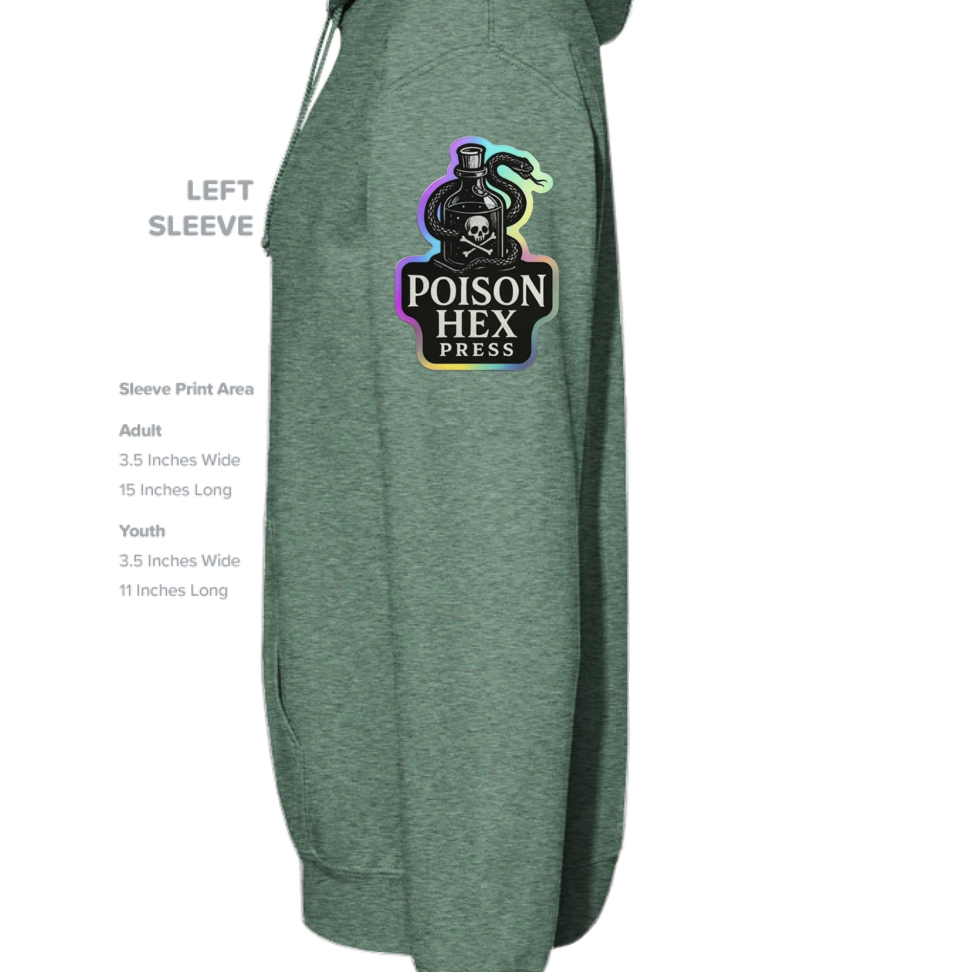 Heather Sport Dark Green - SLEEVE_LEFT