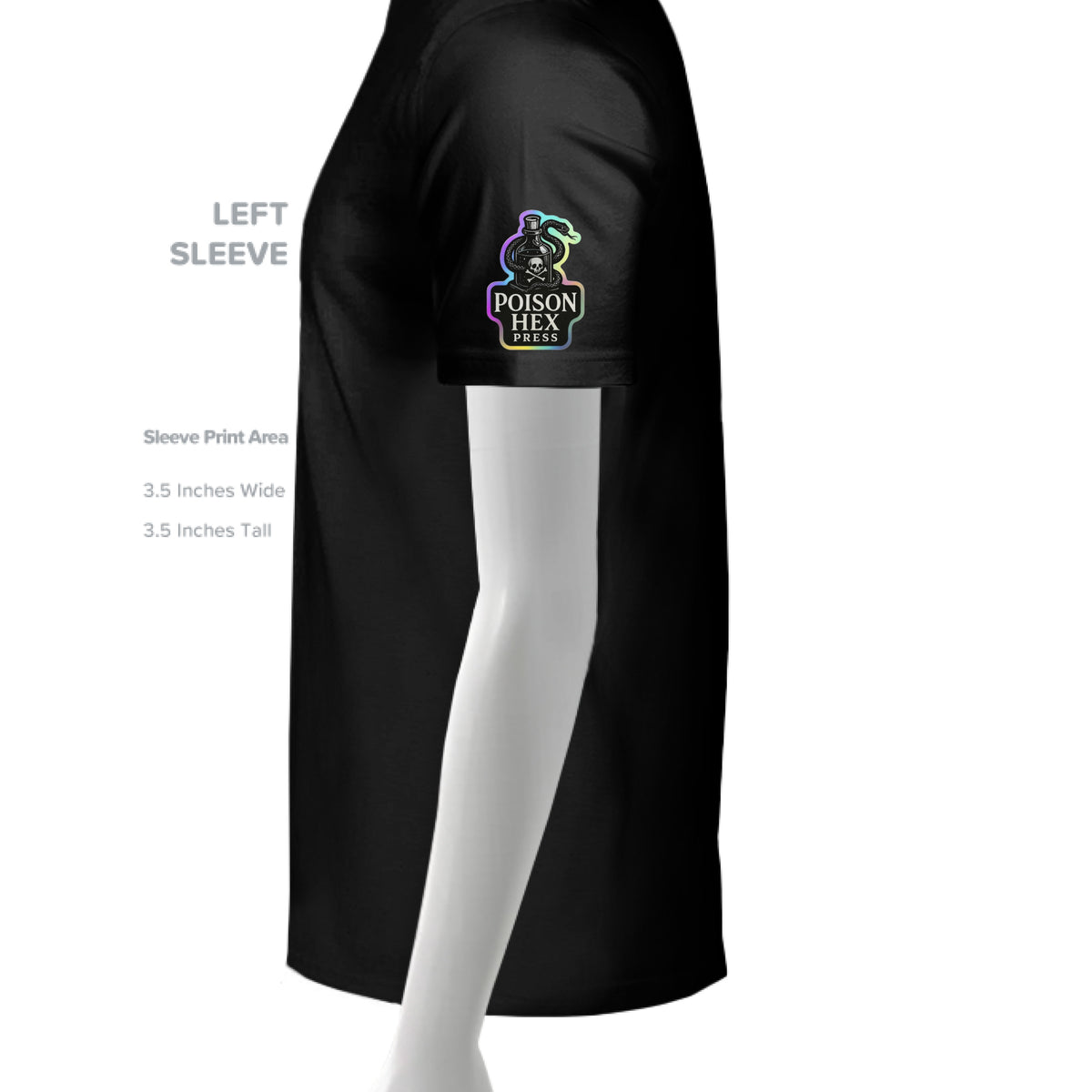 SLD BLK TRIBLEND - SLEEVE_LEFT