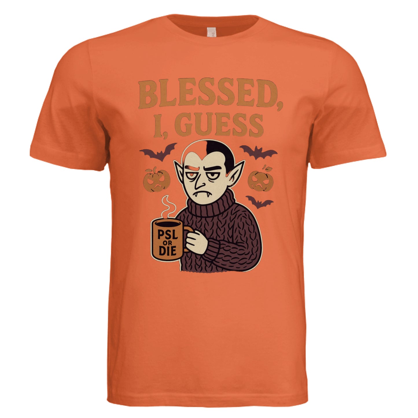 Solid Orange Triblend - FRONT