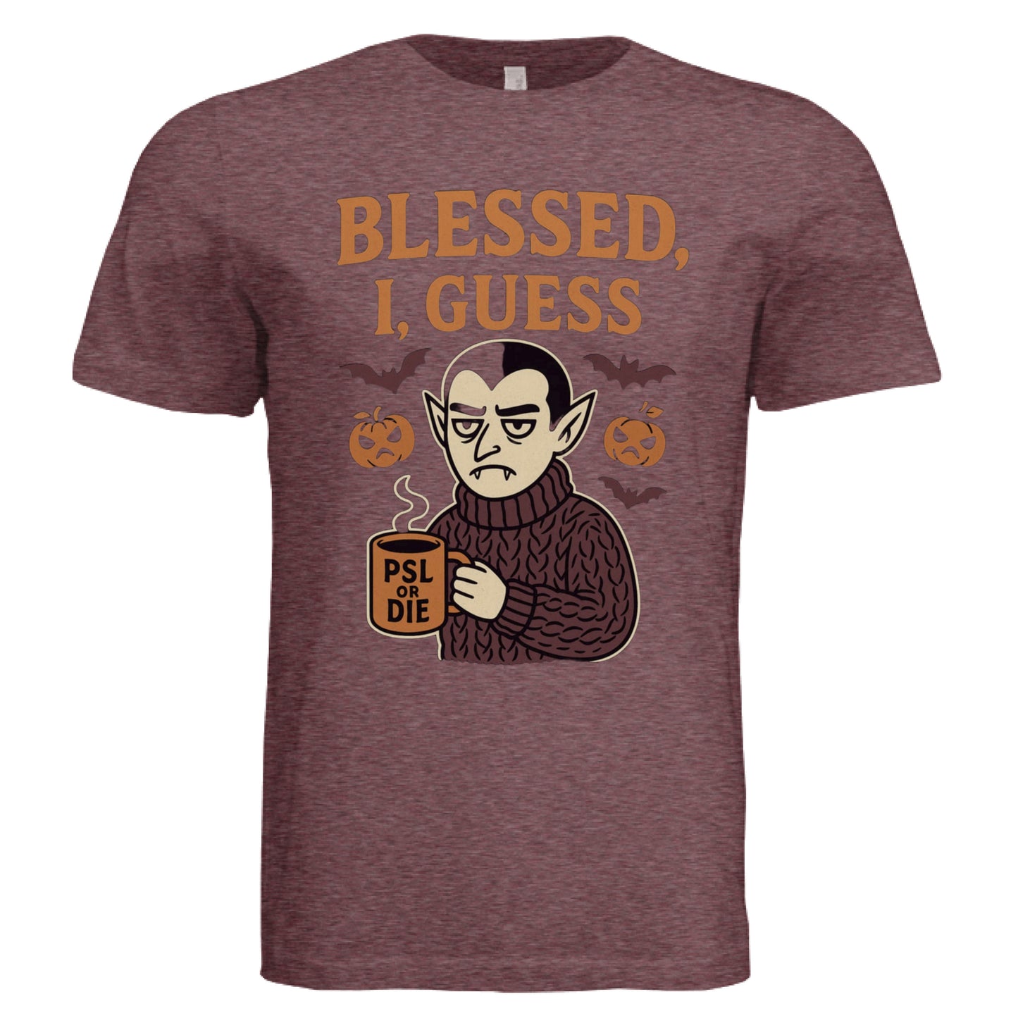 MAROON TRIBLEND - FRONT