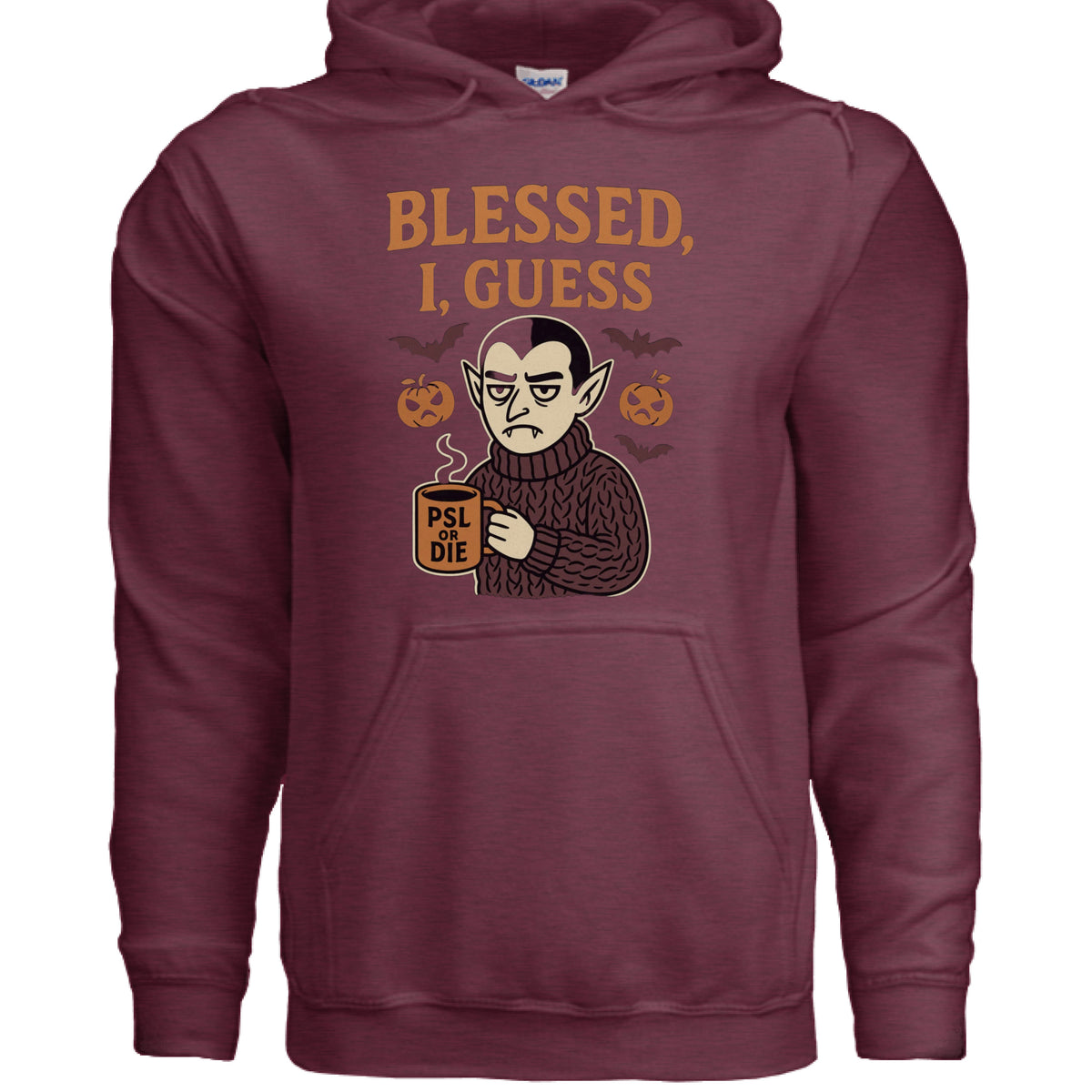 Heather Sport Dark Maroon - FRONT