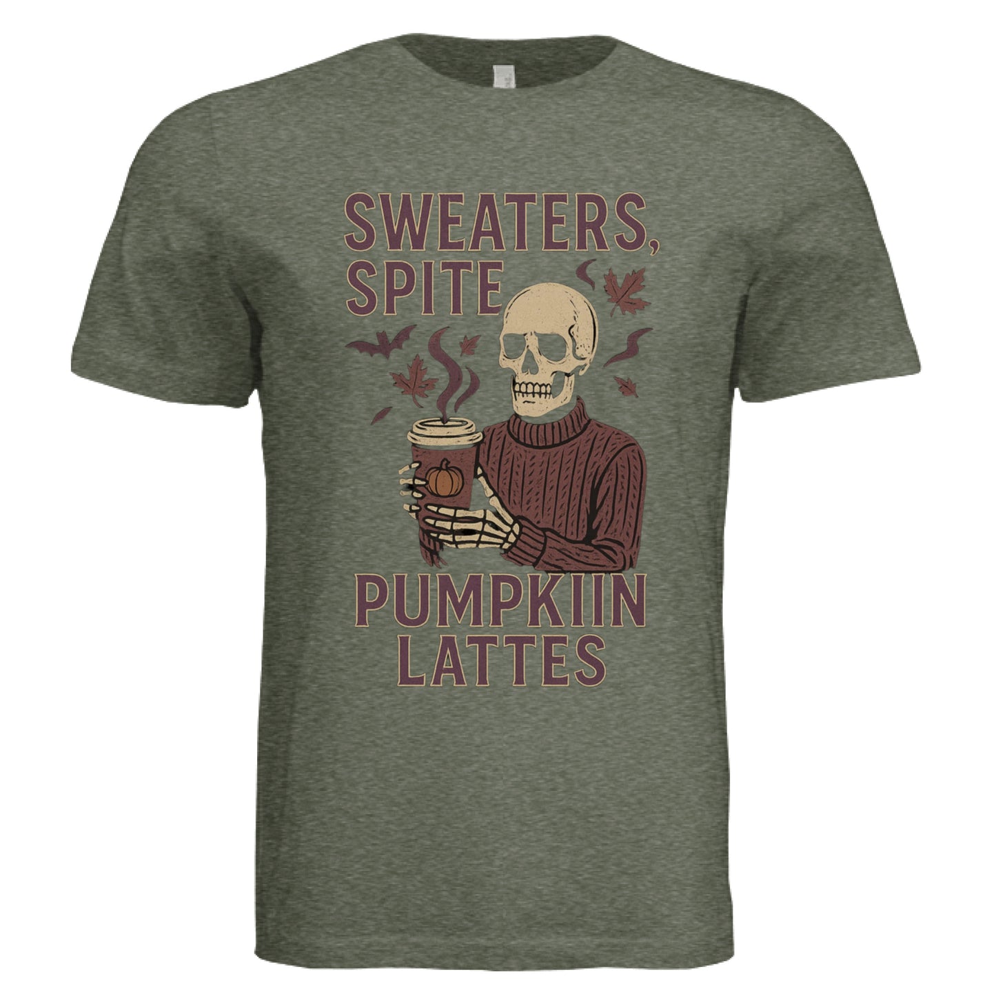 Military Green Triblend - FRONT