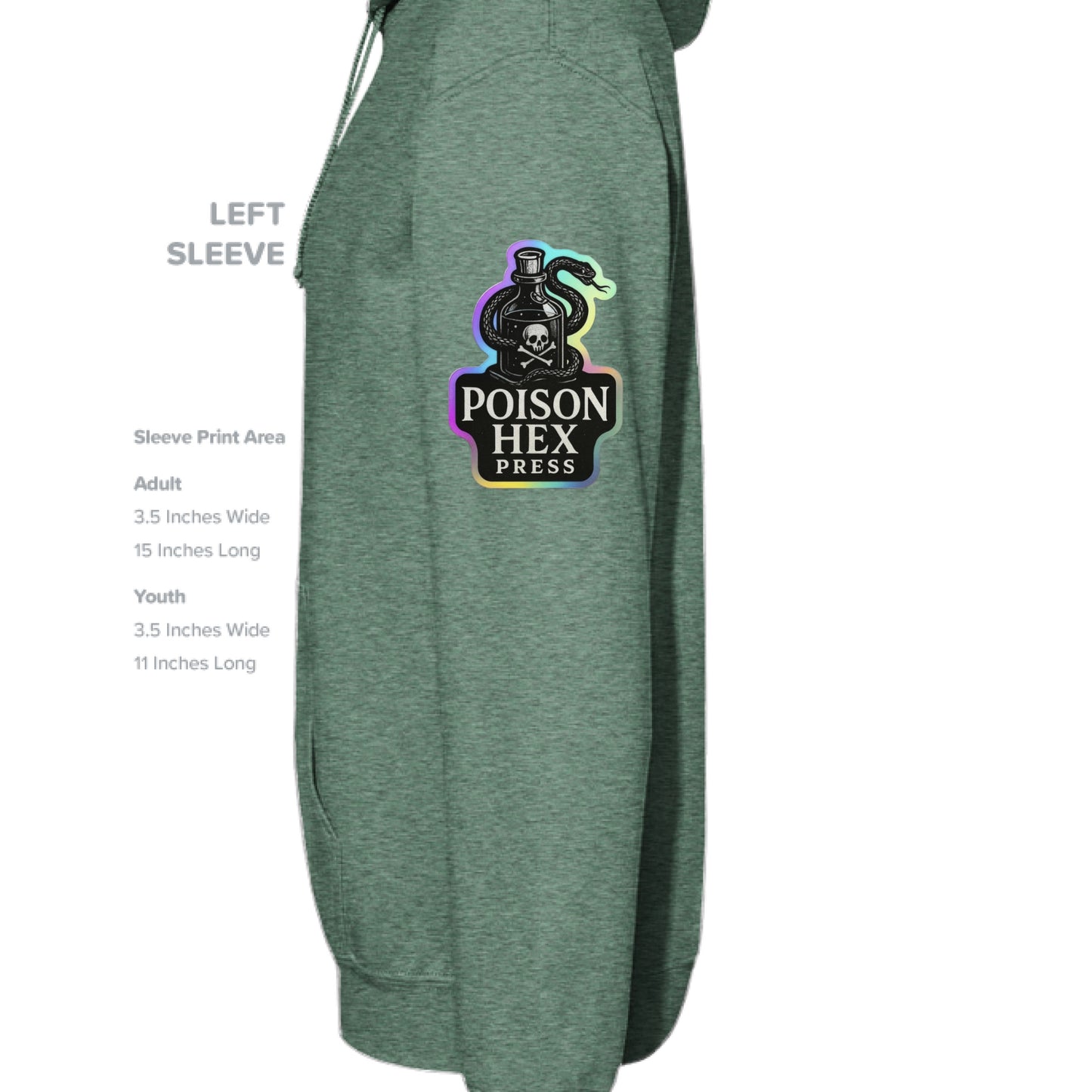 Heather Sport Dark Green - SLEEVE_LEFT