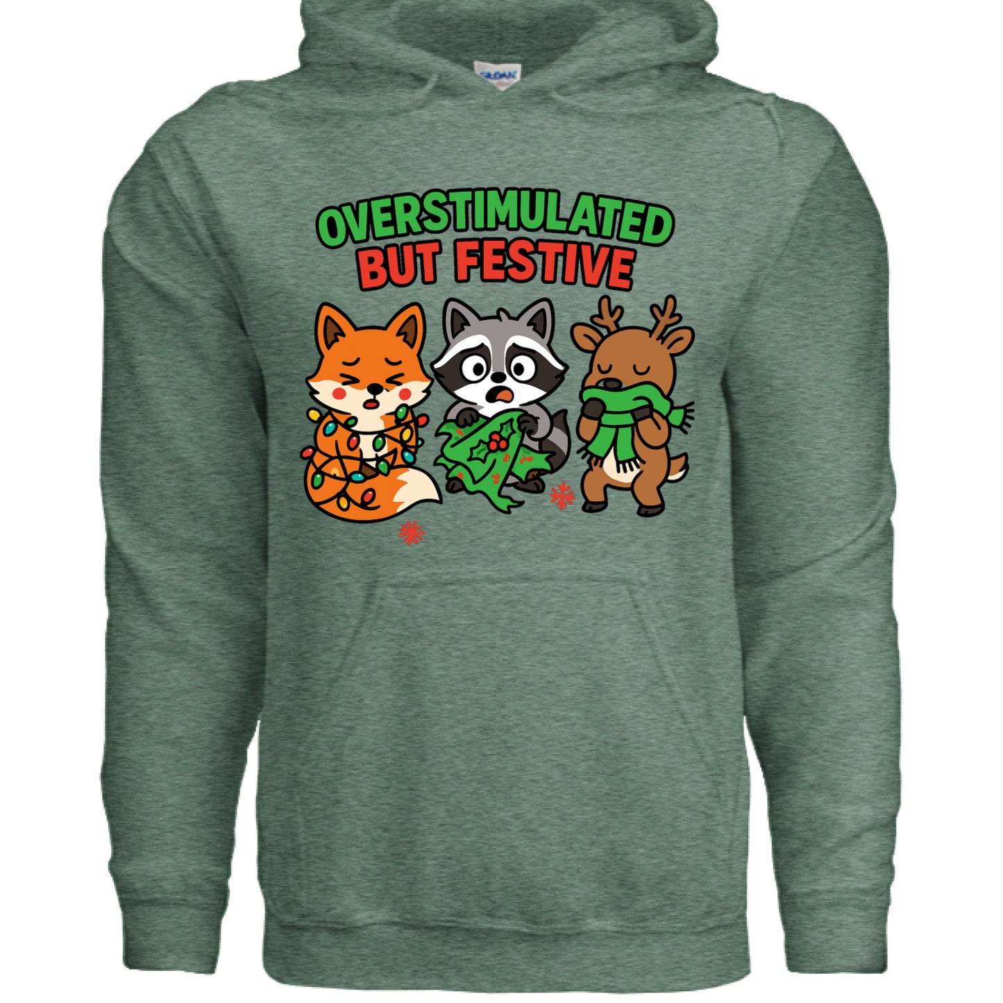 Heather Sport Dark Green - FRONT