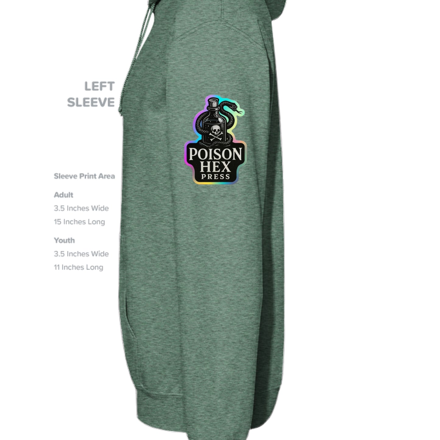 Heather Sport Dark Green - SLEEVE_LEFT
