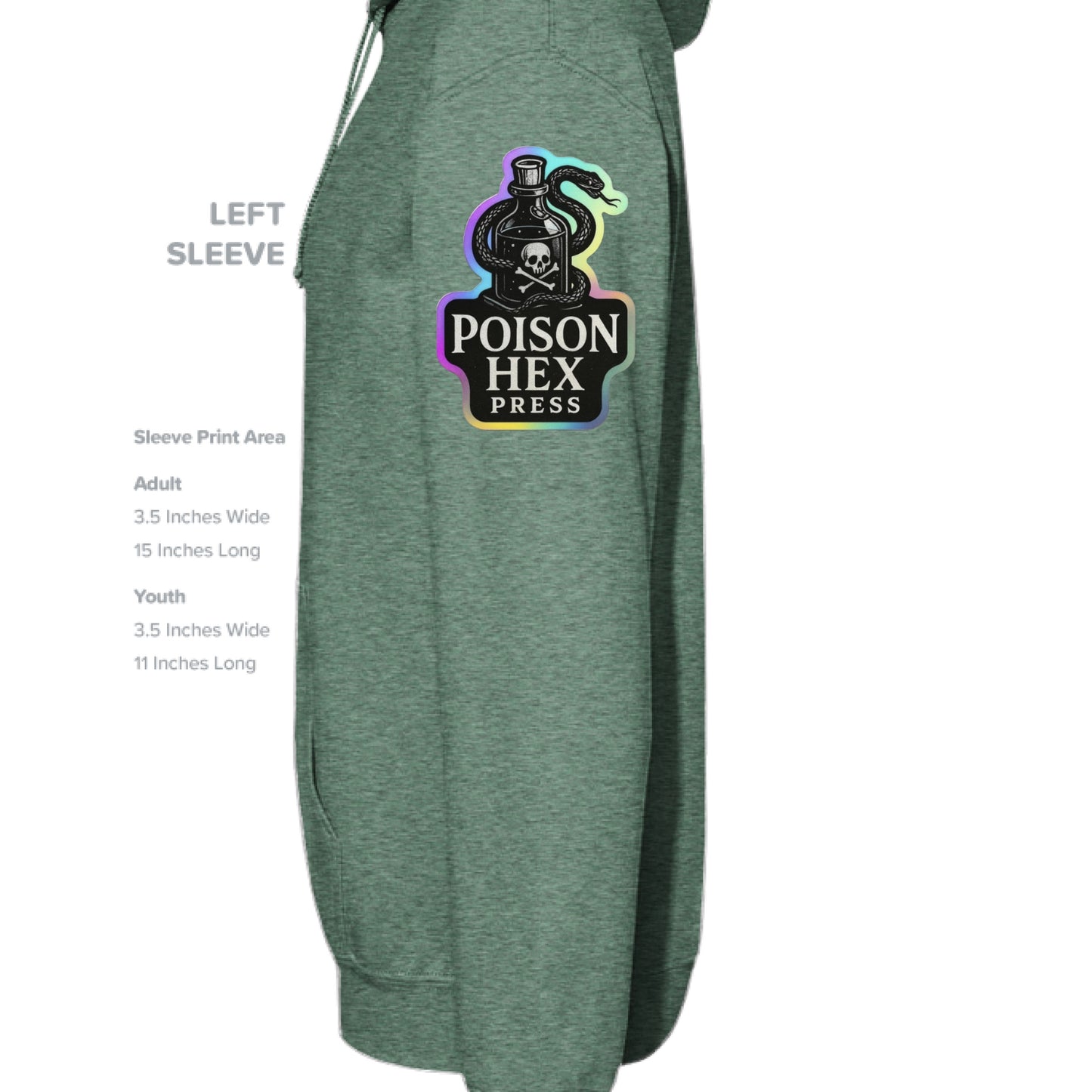 Heather Sport Dark Green - SLEEVE_LEFT