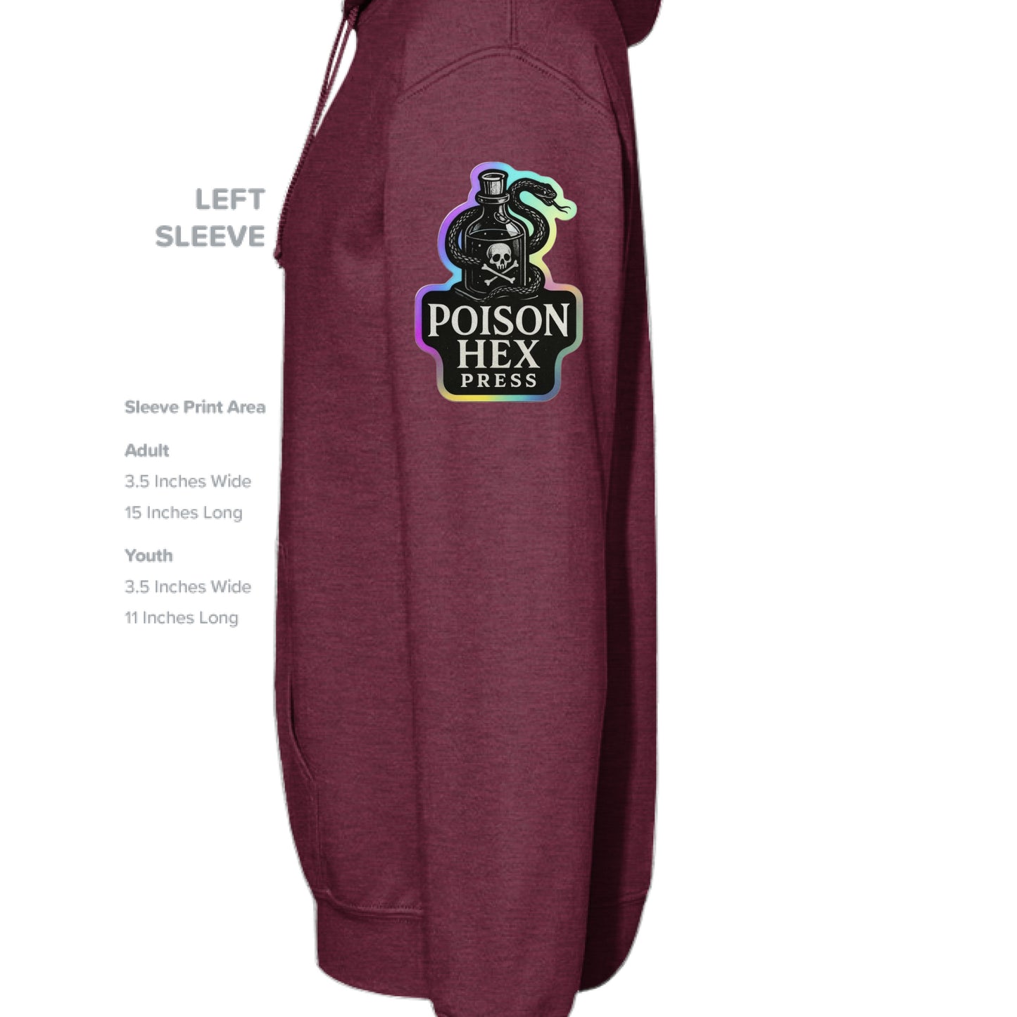 Heather Sport Dark Maroon - SLEEVE_LEFT