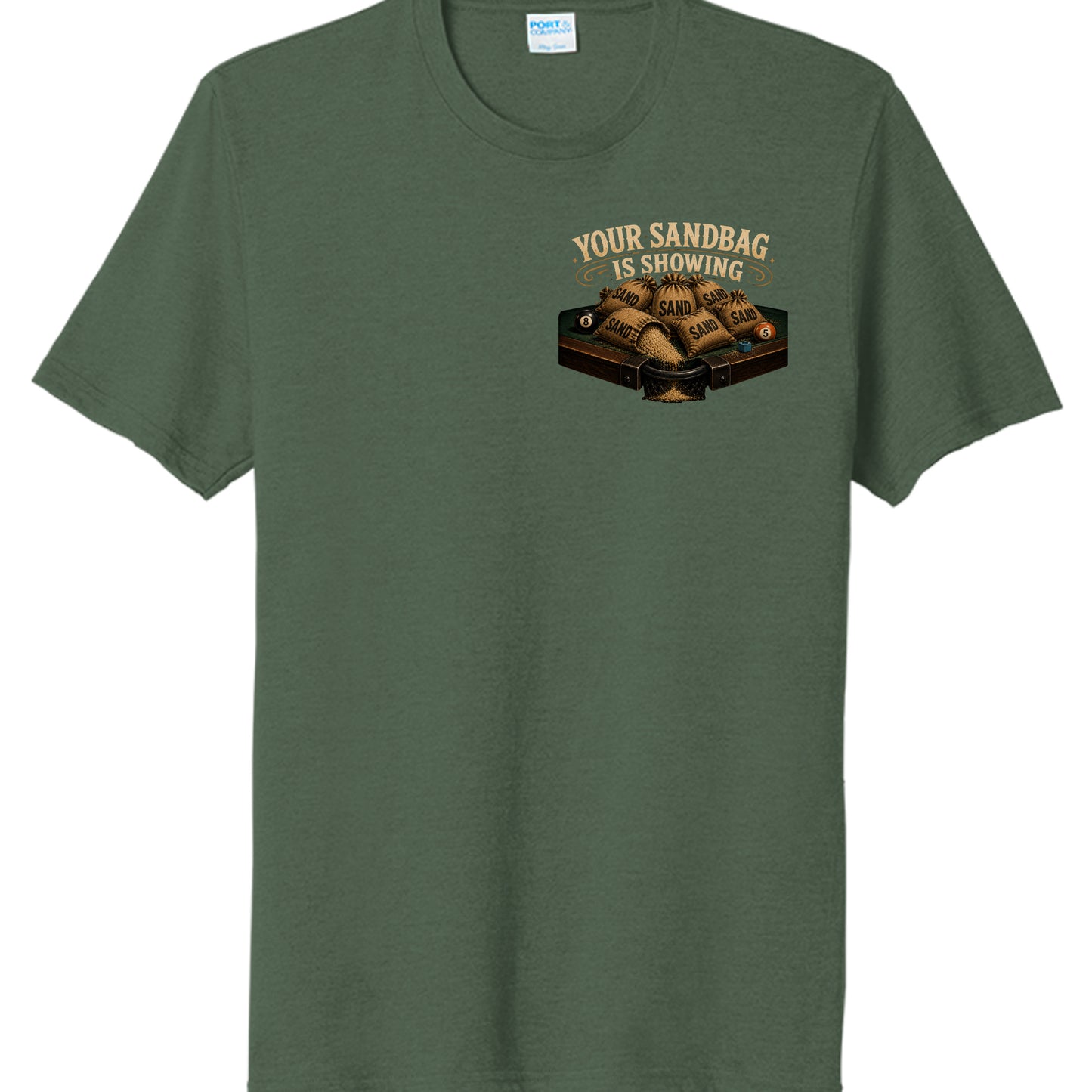 Forest Green Heather - PC330 - FRONT